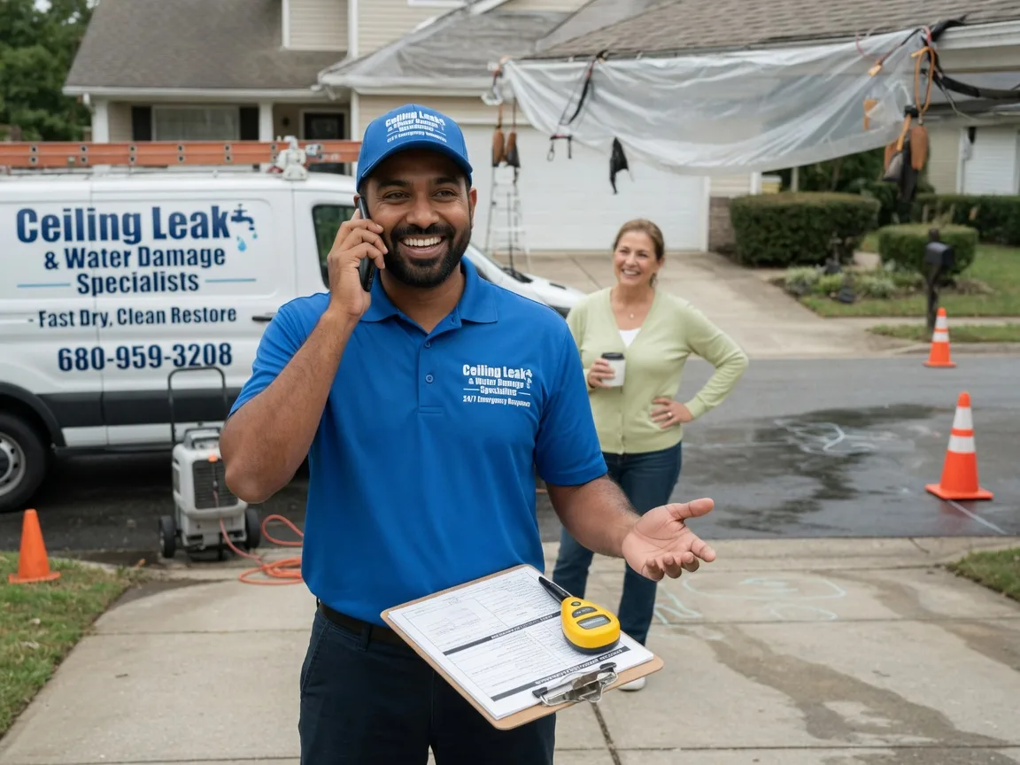 Ceiling Leak Cleanup Glen Flora, WI FAQs